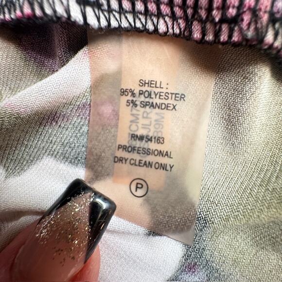 Calvin Klein Sz Small Floral Print Sleeveless Blouse - Picture 9 of 11